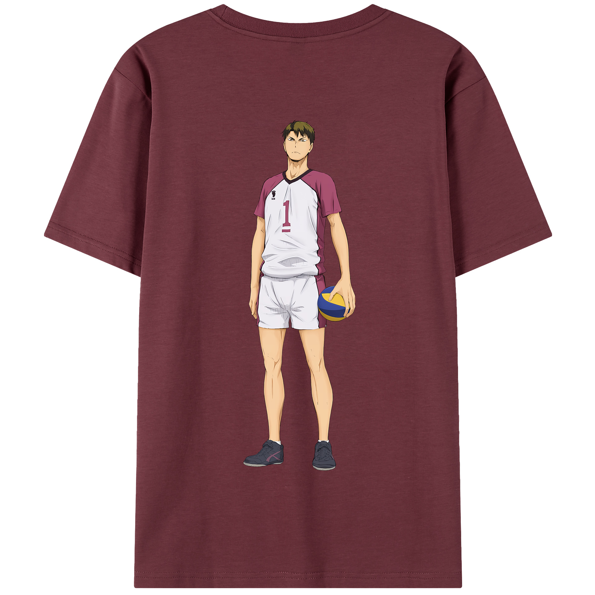 （画像用） ハイキュー!! Haikyu!! 綿100％半袖Tシャツ（背面プリント）